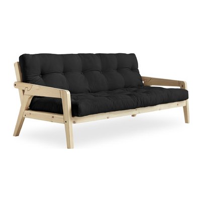 Sofa GRAB by Karup 100*200 cm natural + futon dark grey 734 – Zboží Dáma