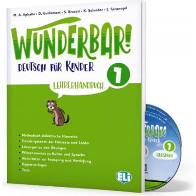 Wunderbar! 1 - Lehrerhandbuch + 2 Audio-CD - M.A. Apicella, Dominique Guillemant