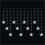 EMOS LED vánoční závěs – hvězdy, 170x85 cm, 3x AA, venkovní i vnitřní, studená bílá, časovač 1550002049 – Hledejceny.cz