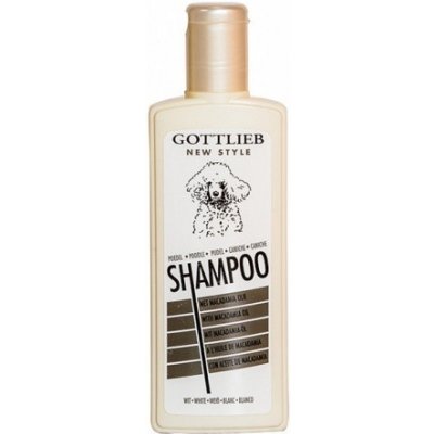 Gotllieb Gottlieb Pudel šampon 300 ml-pro bílé pudly s makadam. olejem – Zboží Mobilmania