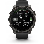 Garmin Fenix 8 AMOLED 47mm Sapphire Carbon Gray Titanium/Black 010-02904-21 – Zbozi.Blesk.cz