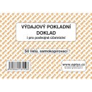 Tiskopis Optys 1315 Výdajový pokladní doklad A6 samopropisovací 50 listů