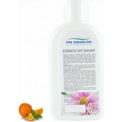 PM Aqualog saunová esence pomeranč-máta 895-001/S 1 l – Hledejceny.cz