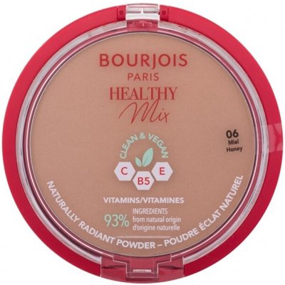 Bourjois Paris Healthy Mix rozjasňující matující pudr 06 Honey 10 g – Zboží Mobilmania