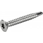 Šroub samovrtný 4,2x32 TX, zapuštěná hlava, zinek bílý, 500ks – Sleviste.cz