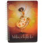 Bobo Kroužkový blok B6 čistý Udělám si hezký den 50 listů – Sleviste.cz