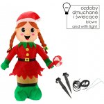 Pro-Tech shop Nafukovací elf holčička s LED 150cm 69473 – Hledejceny.cz
