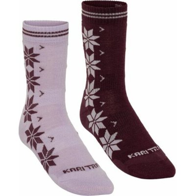 Kari Traa VINST dámské vlněné ponožky růžová – Zboží Dáma