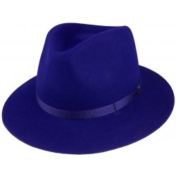 Pánský plstěný klobouk královská modrá Q3125 12766CA