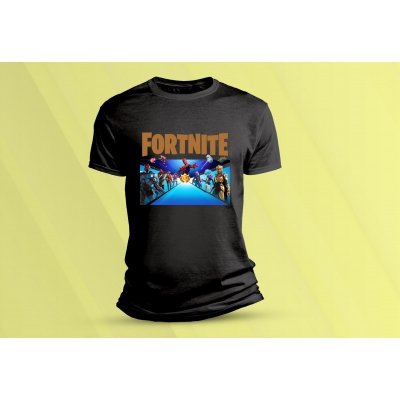 Sandratex dětské bavlněné tričko Fortnite 2. černá – Zboží Mobilmania