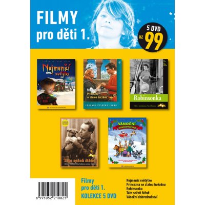 Filmy pro děti 1. - 5 DVD pošetka - neuveden – Zboží Mobilmania