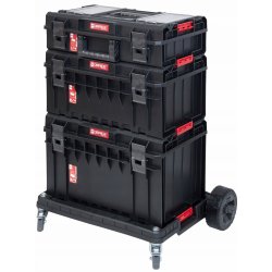 Kufr a organizér na nářadí Qbrick system P90594 Set boxů PROFI s podvozkem 746x500x1030mm