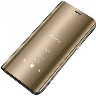 Pouzdro Beweare Clear View Samsung Galaxy S9 Plus - zlaté – Zboží Mobilmania