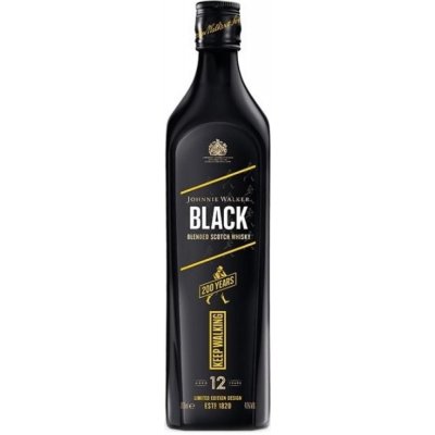 Johnnie Walker Black Label 200 Years Edition 40% 1 l (holá láhev) – Zboží Mobilmania