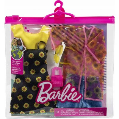 Mattel Barbie 2 ks oblečky v praktickém balení HBV71 – Zboží Mobilmania