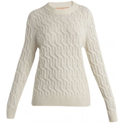 Icebreaker Wmns Merino Cable Knit Crewe Sweater, Undyed – Zboží Mobilmania