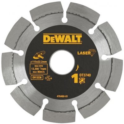 Dia řezný kotouč 125mm Laser1 Profi na beton a cihly DeWALT DT3741 – Zbozi.Blesk.cz