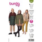 Střih Burda zelený 5941 - bunda, dlouhá bunda, manšestrová bunda – Zboží Dáma