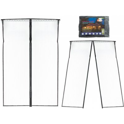 KIK KX6127 Moskytiéra do dveří s magnety 110 x 220cm černá – Zboží Mobilmania