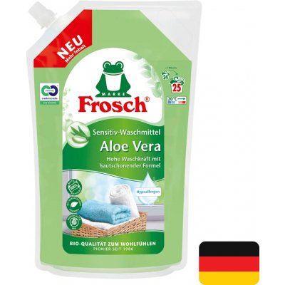 Frosch prací gel Sensitive s Aloe Vera 25 dávek, 1,2 l – Zbozi.Blesk.cz