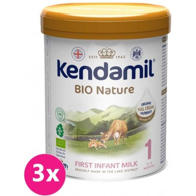 Kendamil 1 BIO Nature DHA+ 3 x 800 g – Zbozi.Blesk.cz