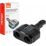 Prodlužovací zásuvka PD30W PD20W QC3.0 12/24V max. 200W AMiO 04174