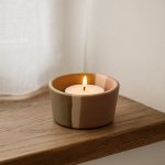 Majas Cottage Svícen na čajovou svíčku Rose – Zboží Dáma