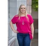 Elegantní tričko s uzlem Serena Mechově zelená – Zboží Mobilmania