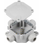 Krabice vodotěsná 6455-11 P/2 IP67 acidurka 5pólová šedá vývodky 16mm SEZ – Zboží Mobilmania