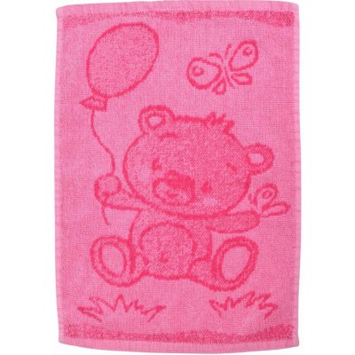 Profod Dětský ručník Bear pink 30 x 50 cm – Zbozi.Blesk.cz