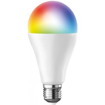 Solight LED SMART WIFI žárovka , klasický tvar, 15W, E27, RGB, 270°, 1350lm Studená bílá