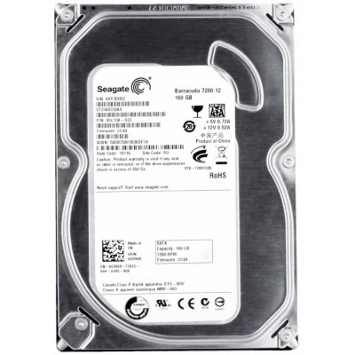 Seagate Barracuda 7200.12 160GB, 3,5", 7200rpm, SATAII, 8MB, ST3160318AS – Zbozi.Blesk.cz