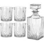 EXCELLENT Whiskey set karafa + sklenice sada 5 ks křišťálové sklo 900 ml – Zboží Dáma