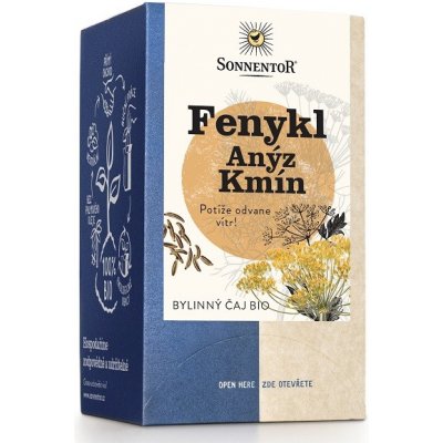 Sonnentor Čaj Fenykl Anýz Kmín BIO 18 x 1,7 g