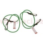 ACI Gumicuk s 2 karabinami, délka 100 cm, průměr 7 mm, 2 ks homologace TÜV