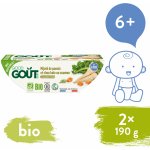 Good Gout Bio Losos s kapustou a pastinákem 2 x 190 g – Hledejceny.cz