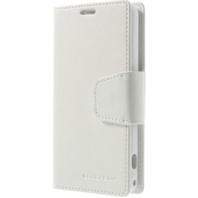 Pouzdro Sonata Diary Book Samsung G925 Galaxy S6 Edge, bílé – Zboží Mobilmania