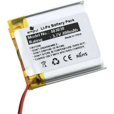 Li-Pol baterie 400mAh, 3.7V, 403030 | Zboží Auto