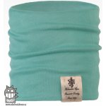 Dráče Bavlněný nákrčník Pastels vzor tmavý mentol – Zboží Dáma