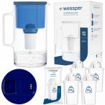 Wessper D2 Borosilicate FutureFlow Aquamax 3,3 l modrá – Zboží Dáma