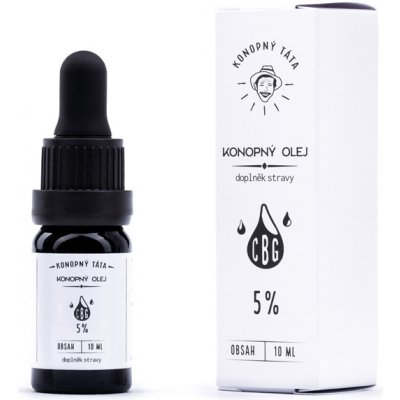Konopný Táta CBG Konopný olej 5% 10 ml – Hledejceny.cz