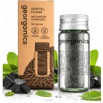 Georganics Přírodní zubní nit s aktivním uhlím a fluoridem 50 m – Hledejceny.cz