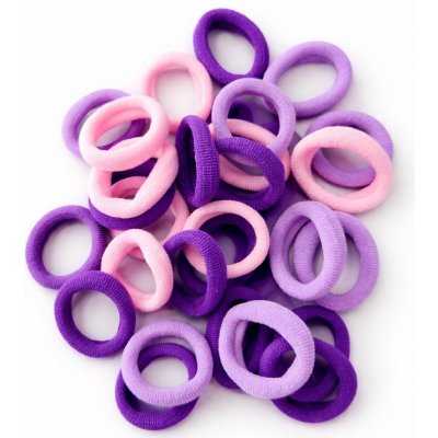 Mini látkové gumičky do vlasů - 50ks – Zboží Mobilmania