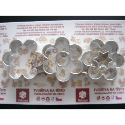 Jakub Felcman Sada mini vykrajovátek kytičky se středem – Zbozi.Blesk.cz