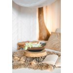 Fiedler Design MISKA CONO - Mělká, dvoubarevná, černá-dub – Hledejceny.cz