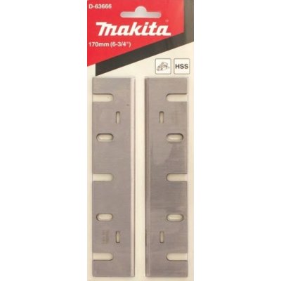 D-63666 - Makita Nože 170mm (2ks), materiál - HSS, pro 1806B – Hledejceny.cz