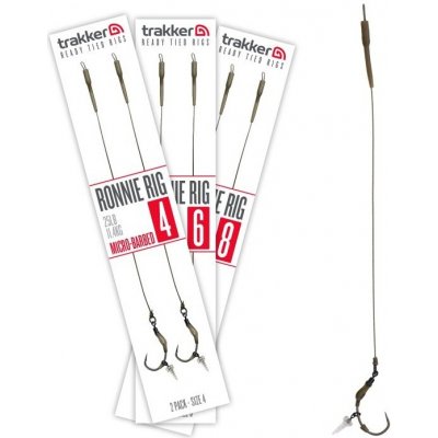 Trakker Návazce Ronnie Rig Barbed 25 lb 2 ks - Velikost Háčku 8 – Hledejceny.cz