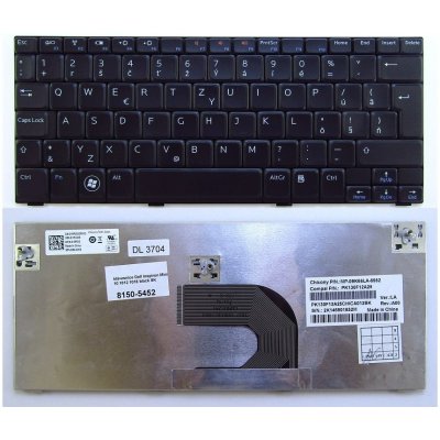 slovenská klávesnice pro notebook Dell Inspiron Mini 10 1012 1018 černá SK – Zboží Mobilmania