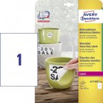 Avery Zweckform L4775REV-20 Odolné snímatelné etikety 210x297mm 20 ks bílá – Hledejceny.cz