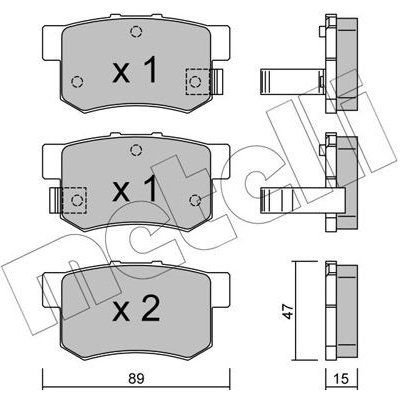 KLOCKI HAM.HONDA CIVIC 01- TYL – Zbozi.Blesk.cz